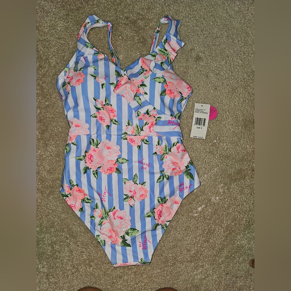 Betsey johnson womens size small bathing suit